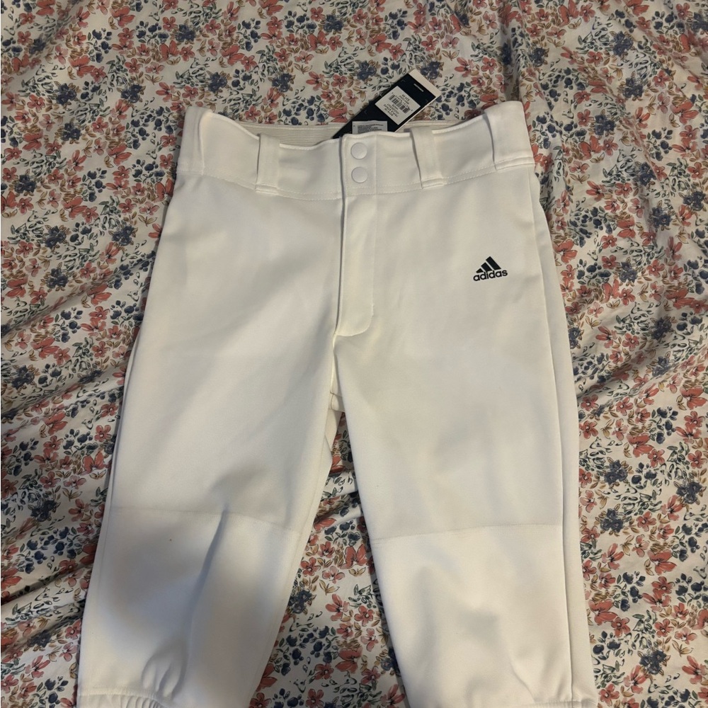 Adidas Kids White baseball pants (knickers style)
